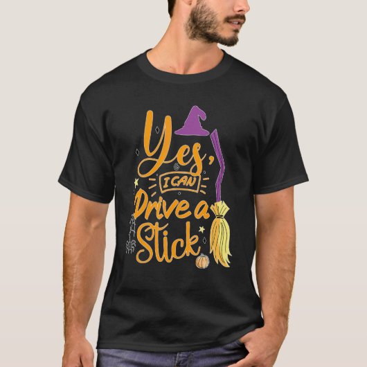 マニュアル車を運転できます Tシャツ (正面)
