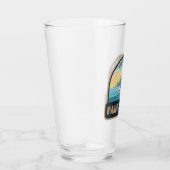 マニュエルアントニオナショナルパークトラベルアートヴィンテージ タンブラーグラス (右)