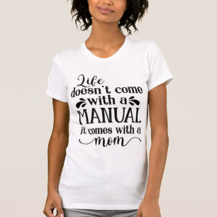 マニュエル来Tシャツでは人生は無い Tシャツ