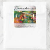 マニュエル神と私たちマタイ1:23クリスマス聖書 スクエアシール (バッグ)