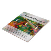 マニュエル神と私たちマタイ1:23クリスマス聖書 タイル (側面)