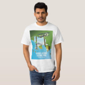 マニュエル・アントニオ国立公園、コスタリカの地図。 Tシャツ (正面フル)