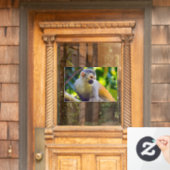 マニュエル・アントニオNPのリス猿 – コスタリカ ウィンドウサイン (ホームデコレーション)