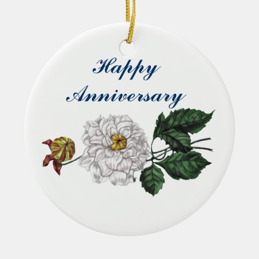 マニョリア・ブロッサム セラミックオーナメント (正面)