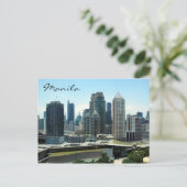 マニラのスカイライン ポストカード (スタンド正面)