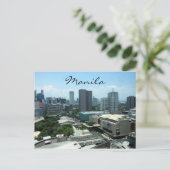マニラの市街景 ポストカード (スタンド正面)