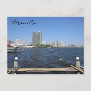 マニラの水景色 ポストカード