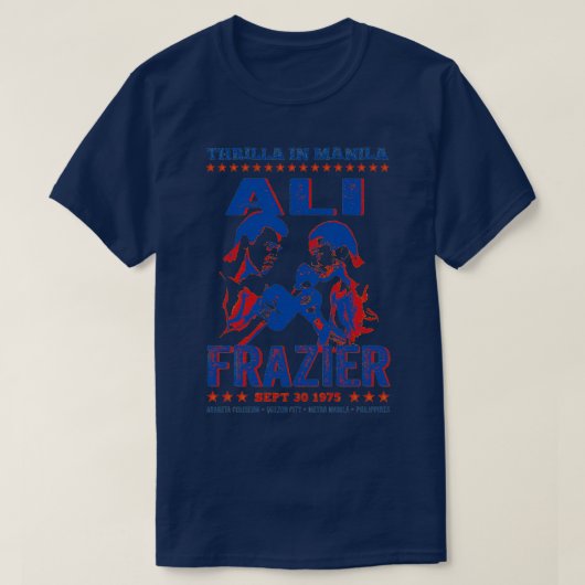マニラアリvsフレイザーヴィンテージ tシャツ (デザイン正面)