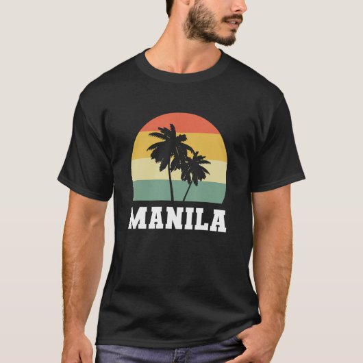 マニラココナッツツリーフィリピーノ Tシャツ (正面)