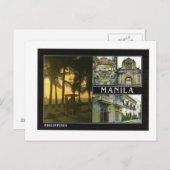 マニラフィリピン ポストカード (正面/裏面)