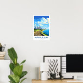 マニラベイフィリピントラベルプリント ポスター (ホームオフィス)