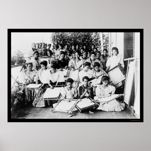 マニラ刺繍クラス1901 ポスター (正面)