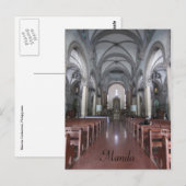 マニラ大聖堂 ポストカード (正面/裏面)