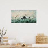 マニラ湾:「準備ができたら火を放つぞ、グリッドリー!」 ポスター (キッチン)