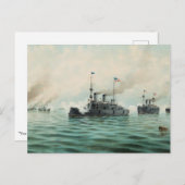 マニラ湾：「準備ができたら火を放つだろう、グリッドリー」 ポストカード (正面/裏面)