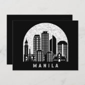 マニラ首都圏スカイライン ポストカード (正面/裏面)
