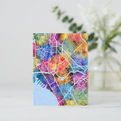 マニラ・フィリピンシティの地図 ポストカード (スタンド正面)