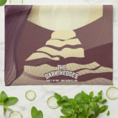 マニラ・フィリピン旅行ポスター。 キッチンタオル (折り畳み)