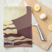 マニラ・フィリピン旅行ポスター。 キッチンタオル (四つ折り)