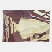 マニラ・フィリピン旅行ポスター。 キッチンタオル (横)