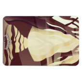 マニラ・フィリピン旅行ポスター。 マグネット (横)