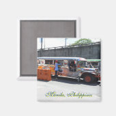 マニラ，フィリピン磁石 マグネット (正面/裏面)