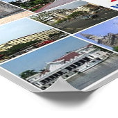 マニラ – フィリピン – モザイク –  ポスター (角)