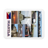 マニラ – フィリピン – モザイク – マグネット (横)