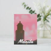 マニラ フィリピン 旅行ポスター ポストカード (スタンド正面)