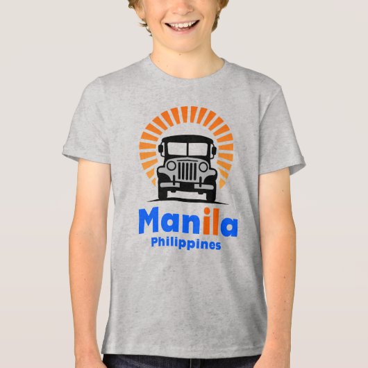 マニラ フィリピン 東南アジア トライブレンドＴシャツ (正面)