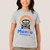 マニラ フィリピン 東南アジア トライブレンドＴシャツ (正面)