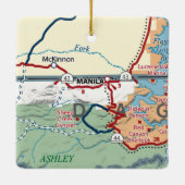マニラUTの地図 セラミックオーナメント (裏面)