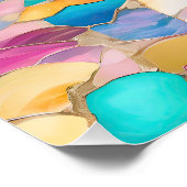 "マニルバ"青いピンクの砂の波を砕いた ポスター (コーナー)