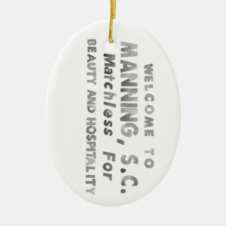 マニングクリスマス装飾品 セラミックオーナメント