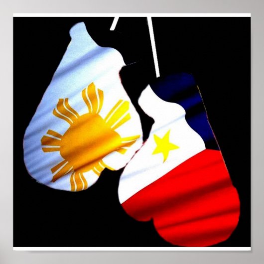 マニーパックマンパキャオフィリピノボクサー ポスター (正面)