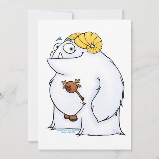 マニー・ザ・イエティ カード (正面)