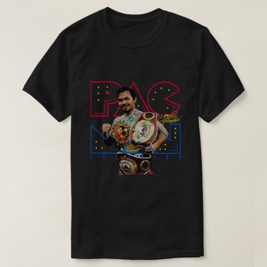 マニー・パキャオ Tシャツ (デザイン正面)