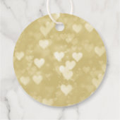 マニ感謝していブライダルシャワー爪、 ネイルポーランド フェイバータグ (裏面)