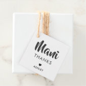 マニ感謝していラベル、マニキュアキットギフトラベル、クラフト フェイバータグ (インサイチュ)