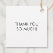 マニ感謝していラベル、マニキュアキットギフトラベル、クラフト フェイバータグ (裏面)