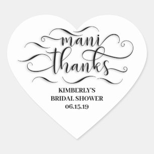 マニ感謝してい – ありがとう ハートシール