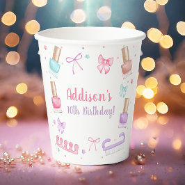 マニ・ペディ パーティー ネイルポリッシュ 紙コップ