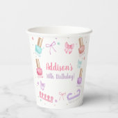 マニ・ペディ パーティー ネイルポリッシュ 紙コップ (裏面)