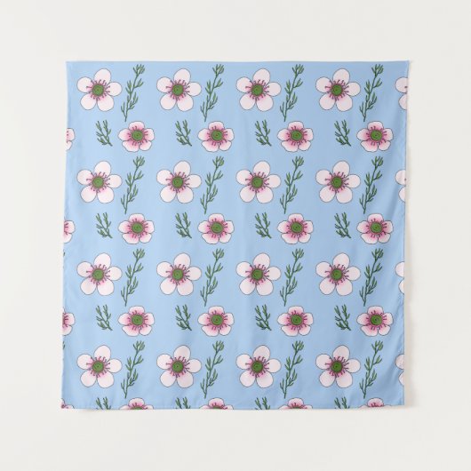 マヌカの花 タペストリー (正面)