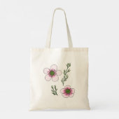 マヌカの花 トートバッグ (裏面)