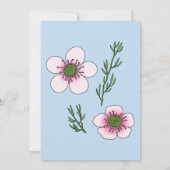 マヌカの花 案内状 (裏面)