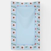 マヌカの花 横断幕 (縦)