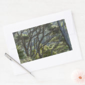 マヌカツリーフォレストニュージーランド 長方形シール (封筒)