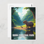 マヌナショナルパークペルー ポストカード (正面/裏面)