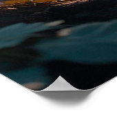 マネで魅惑された火鮮やか色の馬 ポスター (角)